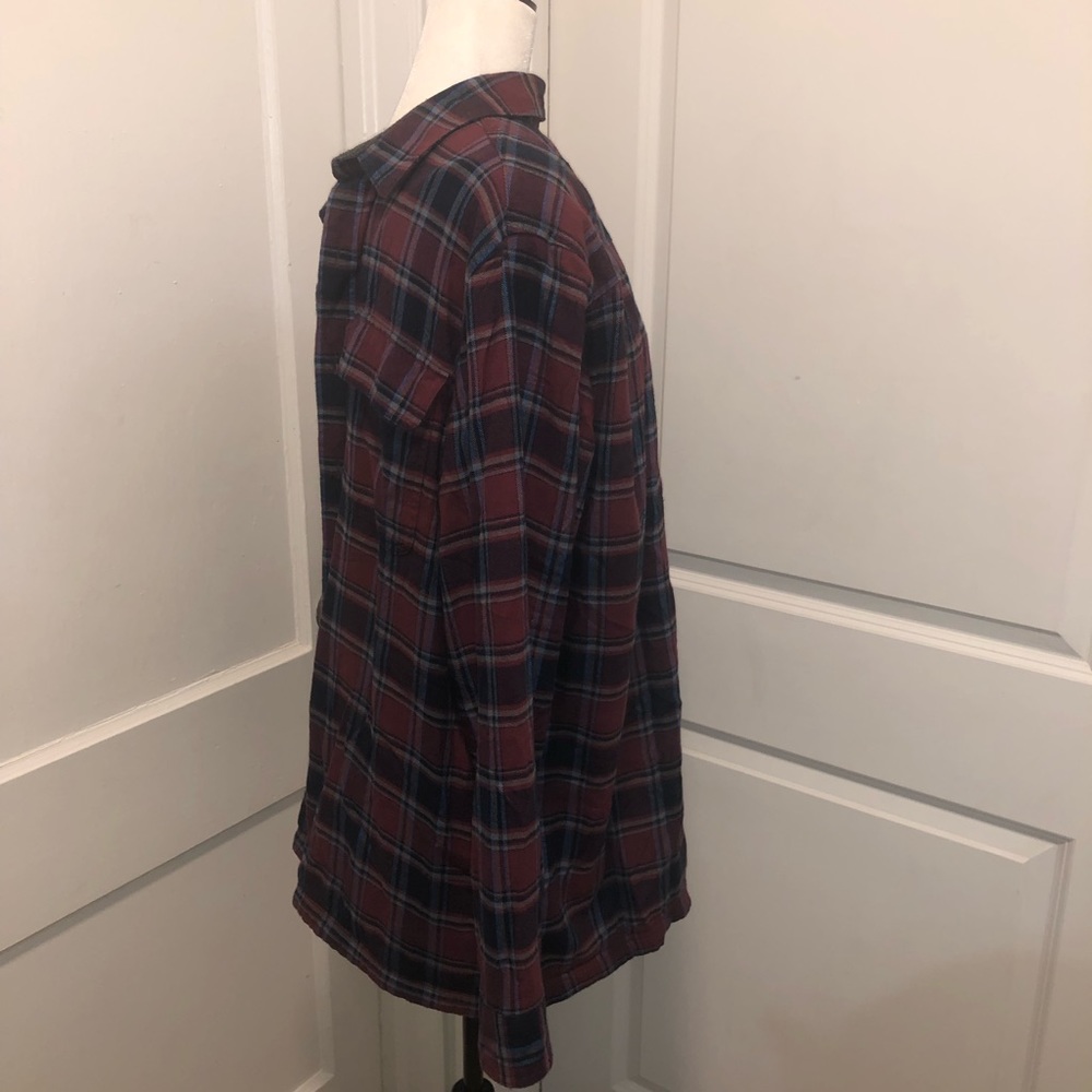 Ll bean men’s shacket fleece lined shirt size large - Picture 2 of 4